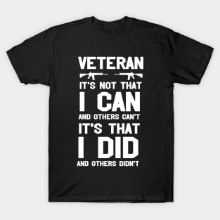 Veterans Army Air Force Gift T-Shirt